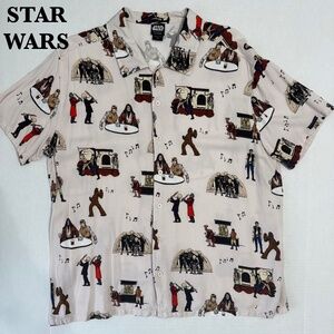 STAR WARS Mos Eisley Cantina-Box Lunch Exclusive Men's Button Down Shirt Sz XL